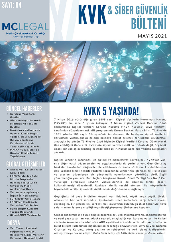 Mayıs 2021 / Sayı 4