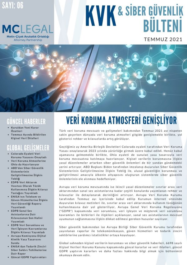 Temmuz 2021 / Sayı 6