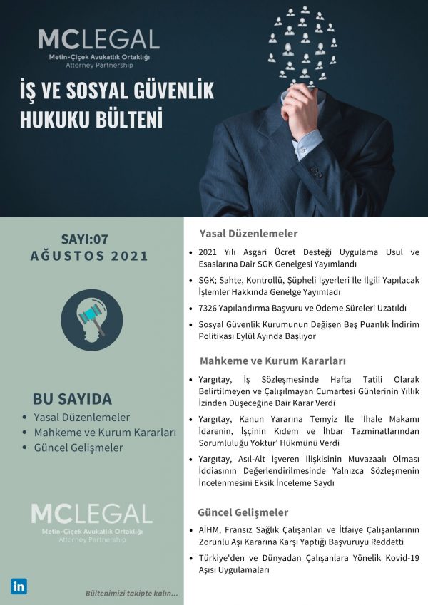 Ağustos 2021 / Sayı 7