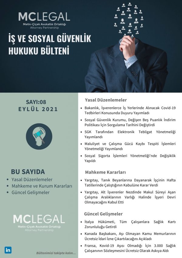 Eylül 2021 / Sayı 8
