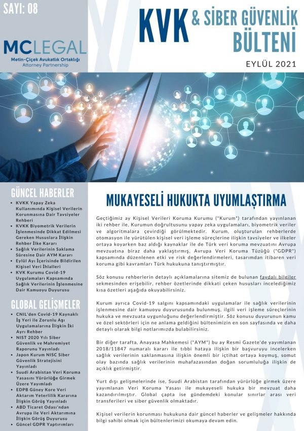 Eylül 2021 / Sayı 8