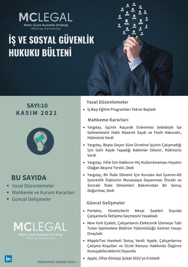 Kasım 2021 / Sayı 10
