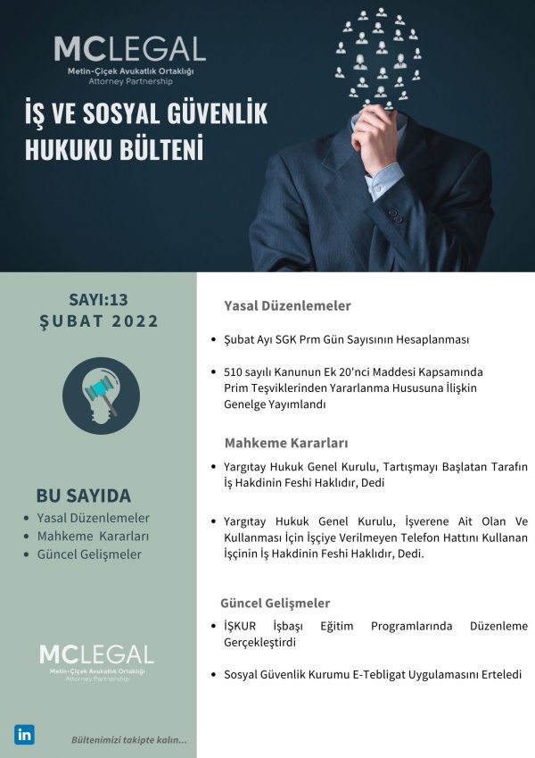 Şubat 2022 / Sayı 13