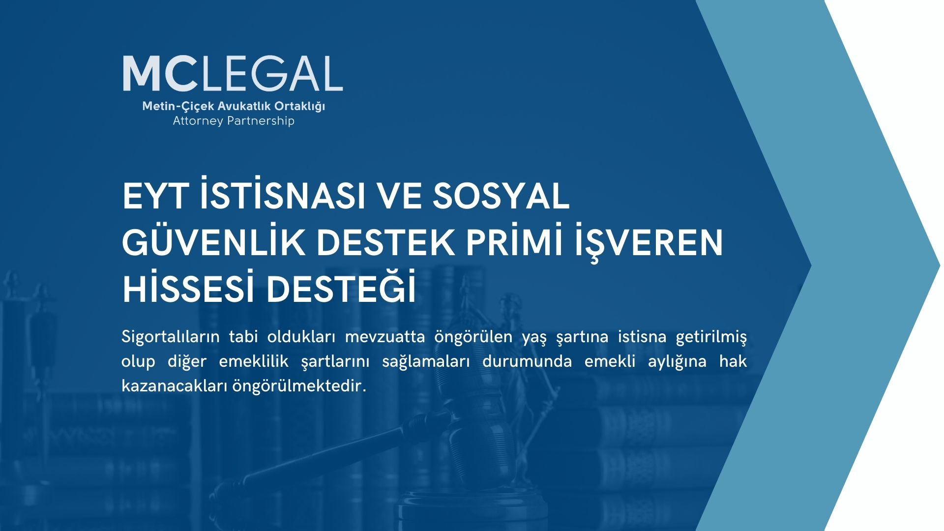 EYT İstisnası ve Sosyal Güvenlik Destek Primi İşveren Hissesi Desteği