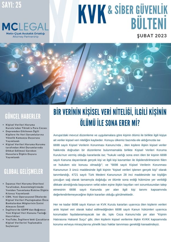 Şubat  2023 / Sayı 25