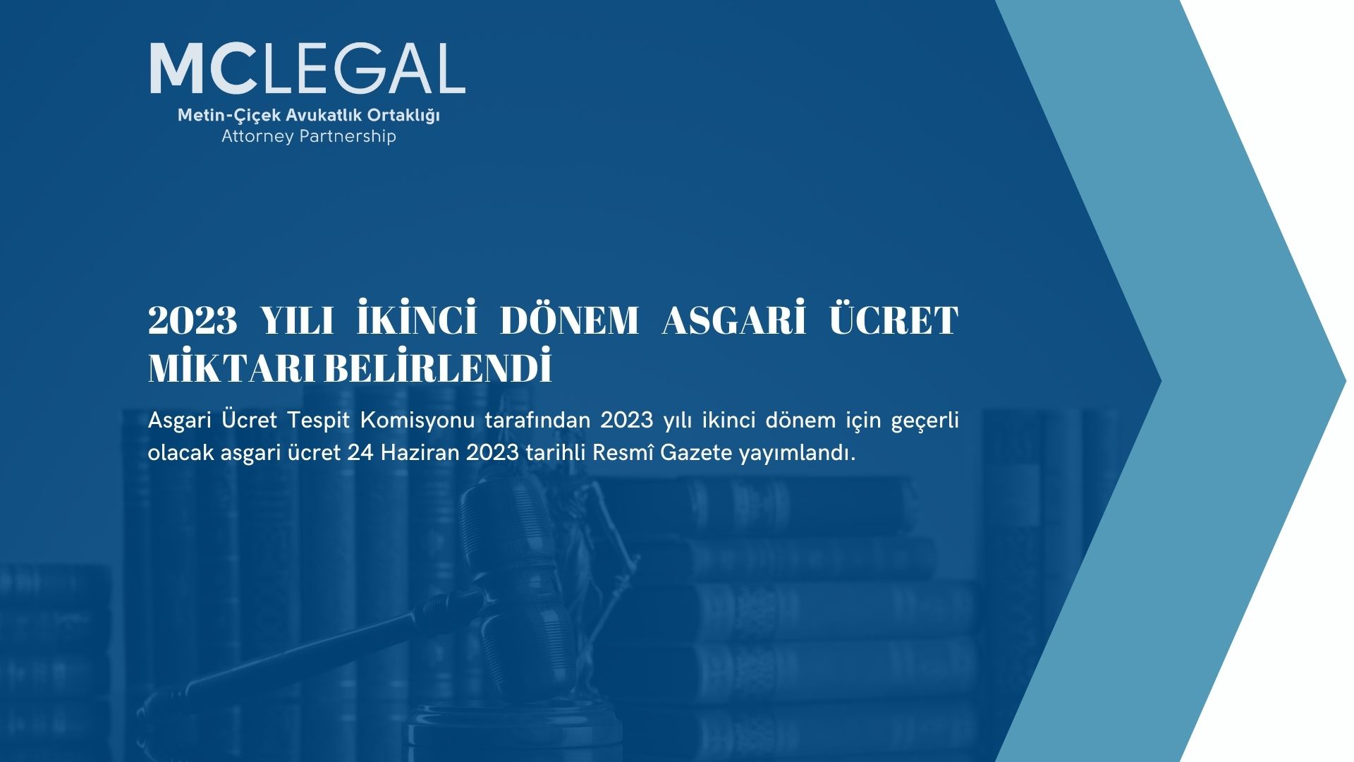 2023 Yılı İkinci Dönem Asgari Ücret Miktarı Belirlendi