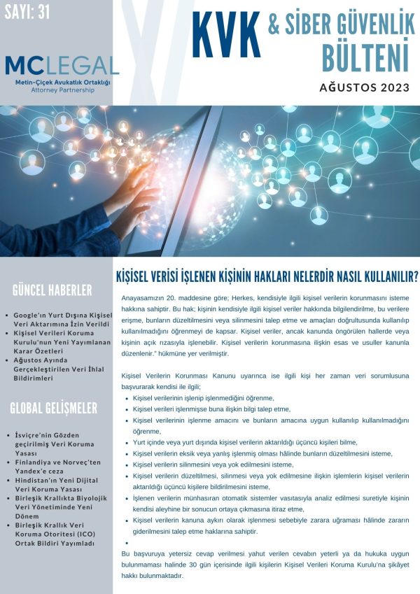 Ağustos 2023 / Sayı 31