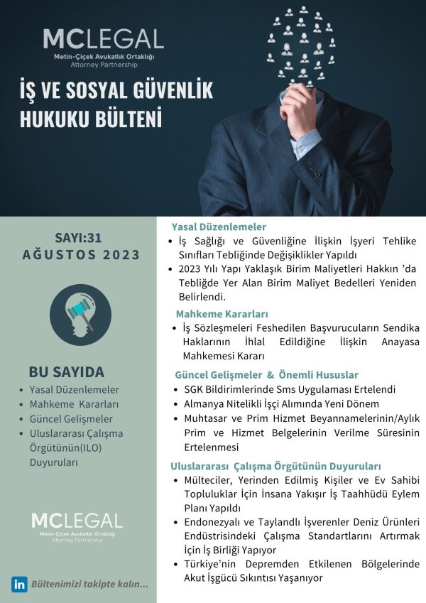 Ağustos 2023/ Sayı 31
