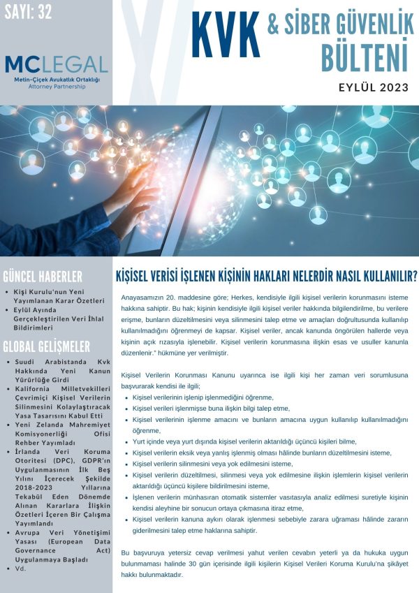 Eylül 2023 / Sayı 32