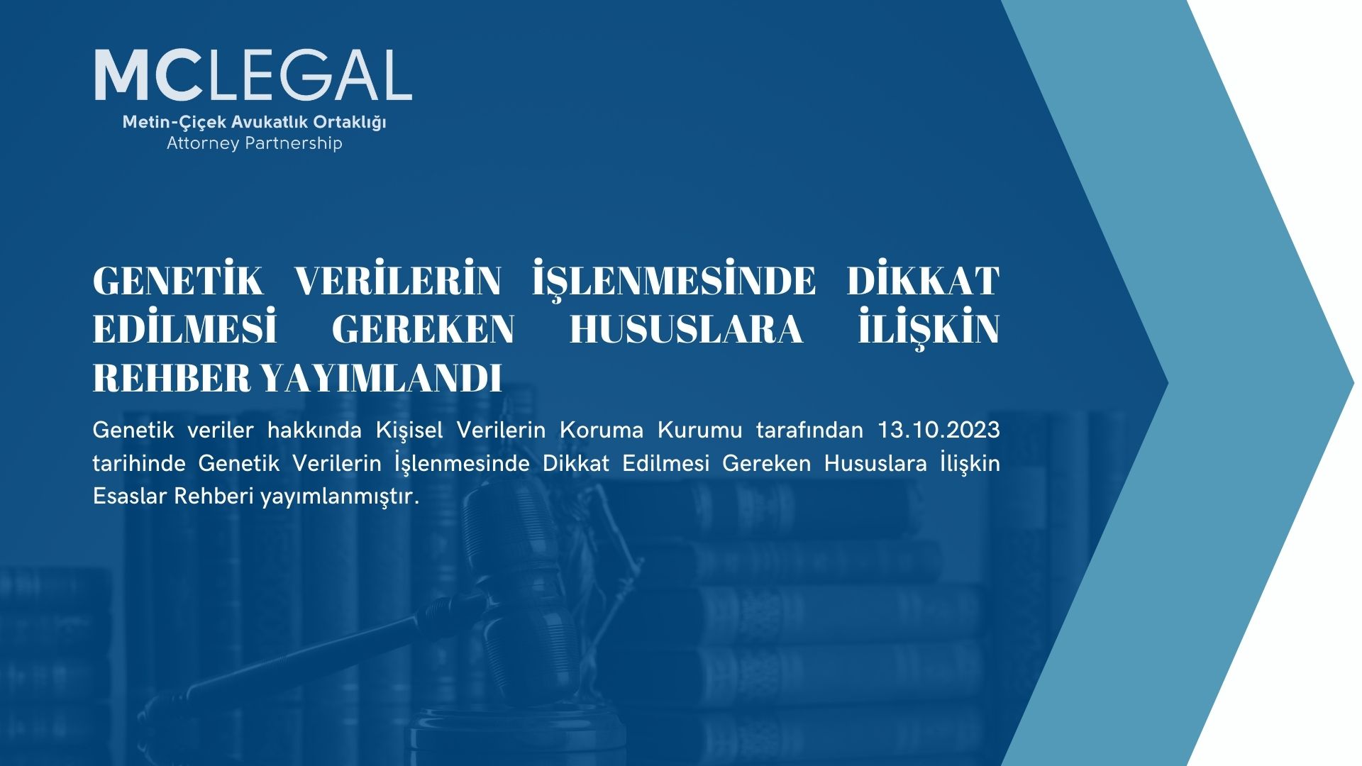 Genetik Verilerin İşlenmesinde Dikkat Edilmesi Gereken Hususlara İlişkin Rehber Yayımlandı