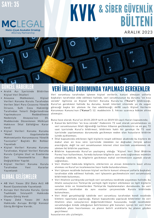 Aralık 2023 / Sayı 35