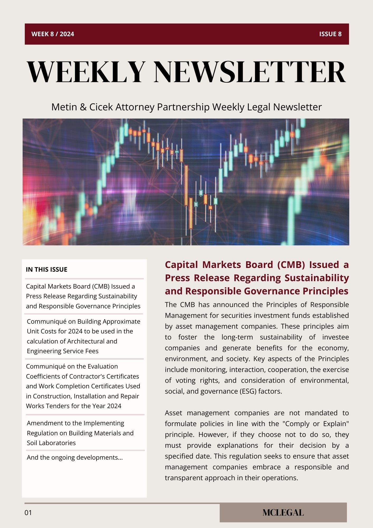 Weekly Legal Newsletter / Issue 8