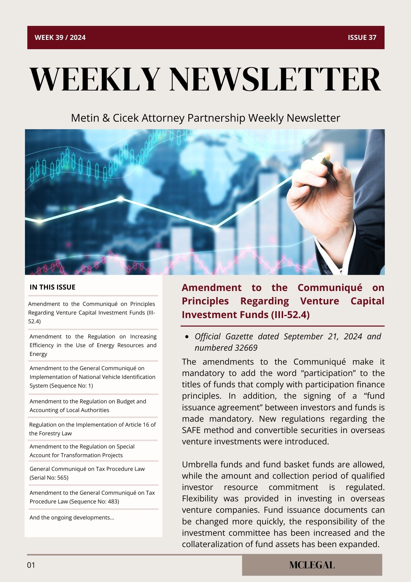 Weekly Legal Newsletter / Issue 37