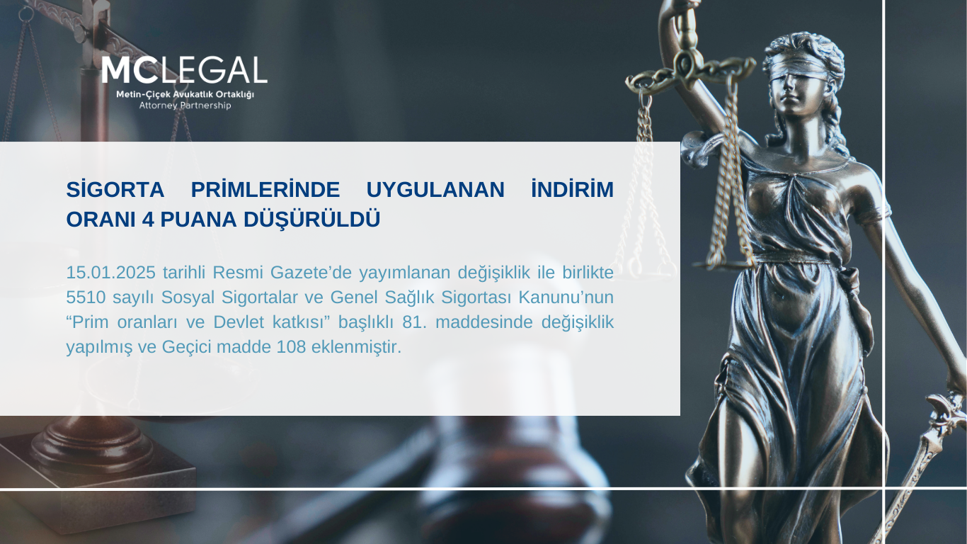 Sigorta Primlerinde Uygulanan İndirim Oranı 4 Puana Düşürüldü