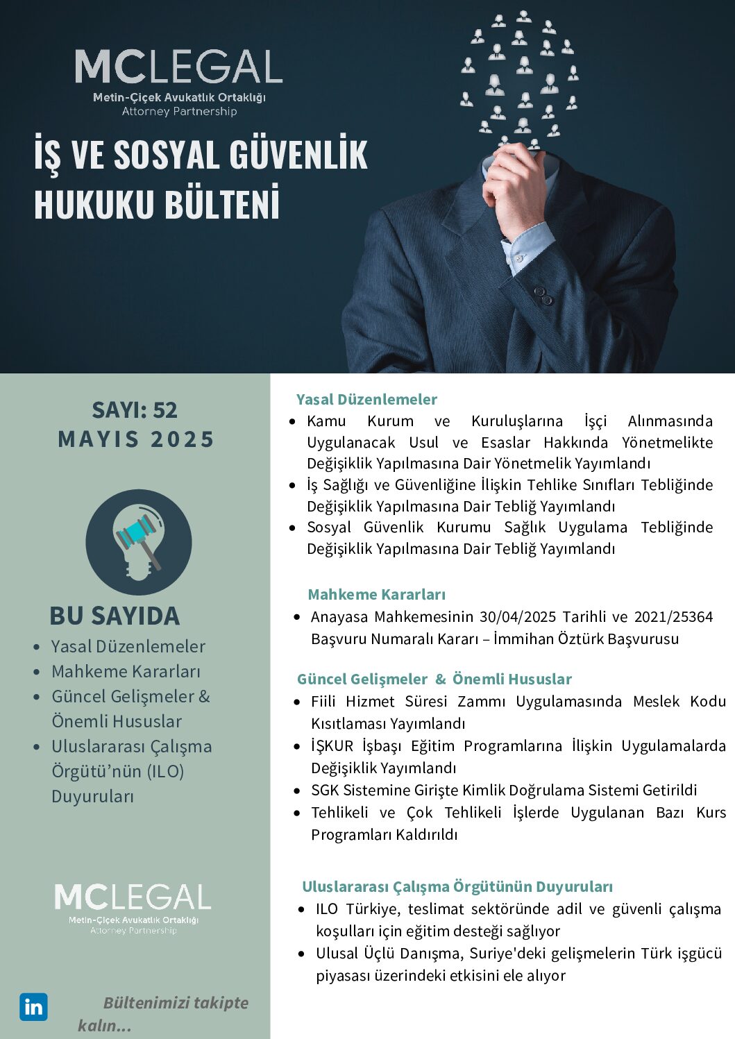 Mayıs 2025/ Sayı 52