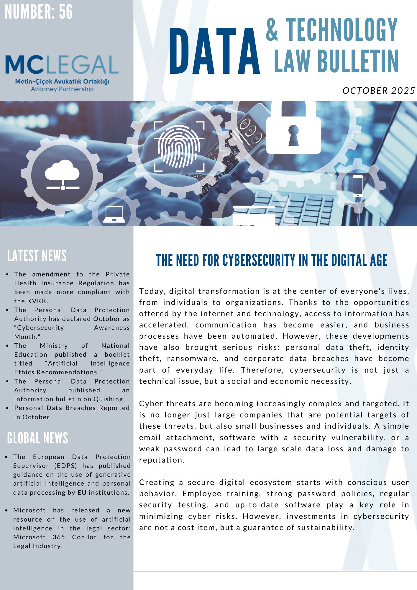 Data & Technology Law Bulletin – Issue 56